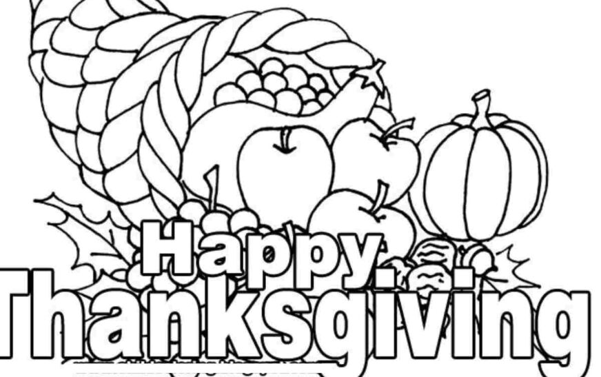 Free Printable:ft7mltrnbiy= Thanksgiving Color Pages