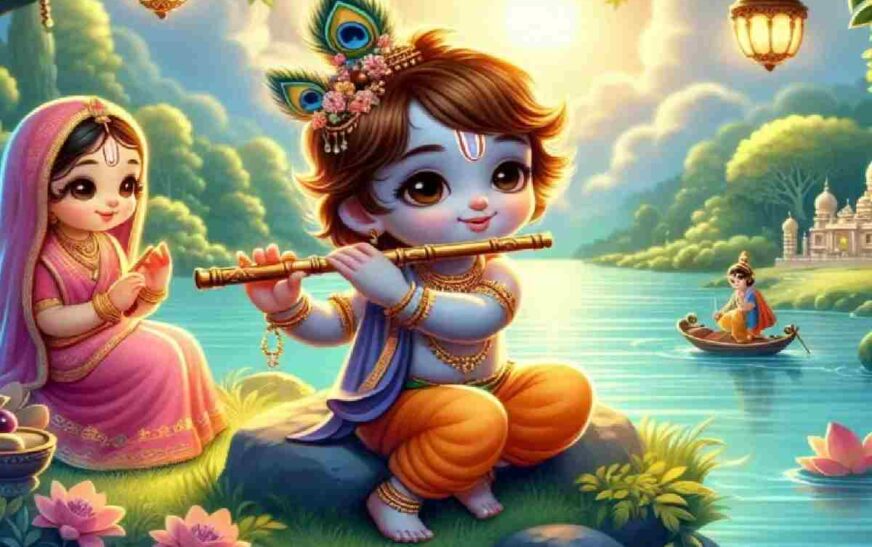 Cute Little Radha Krishna Images