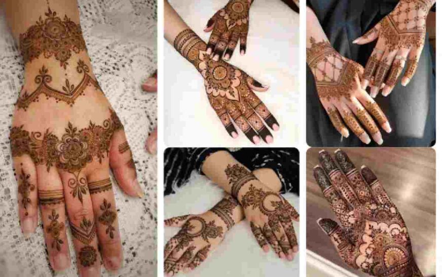 Simple Back Hand Mehndi Design For Beginners