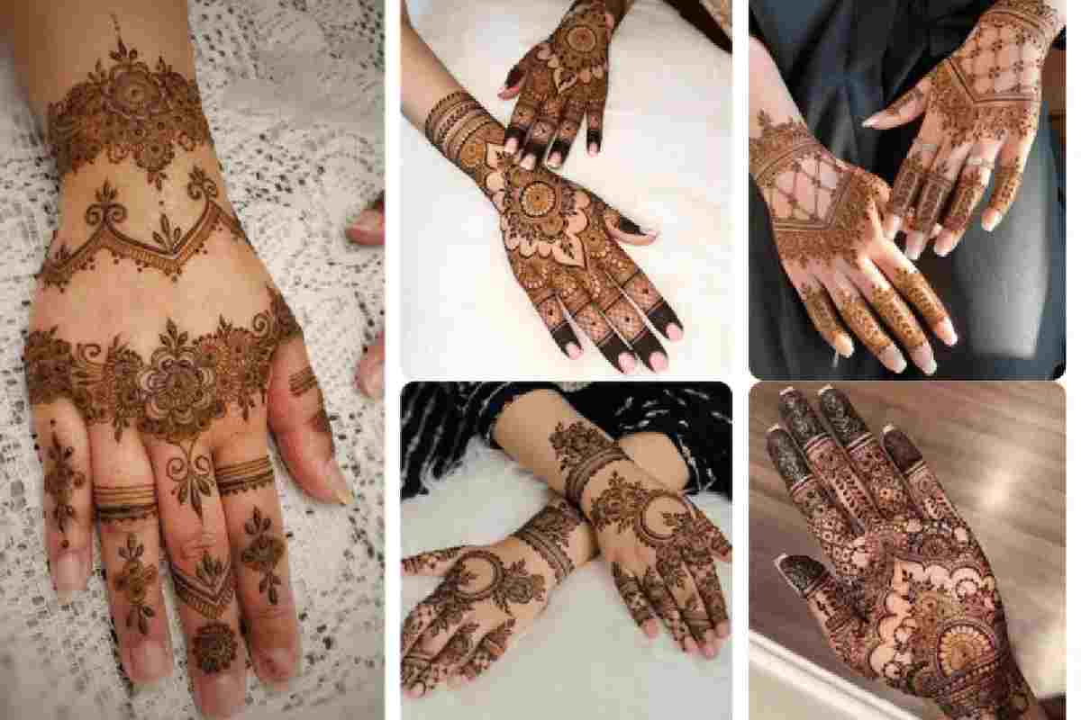 Simple Back Hand Mehndi Design For Beginners